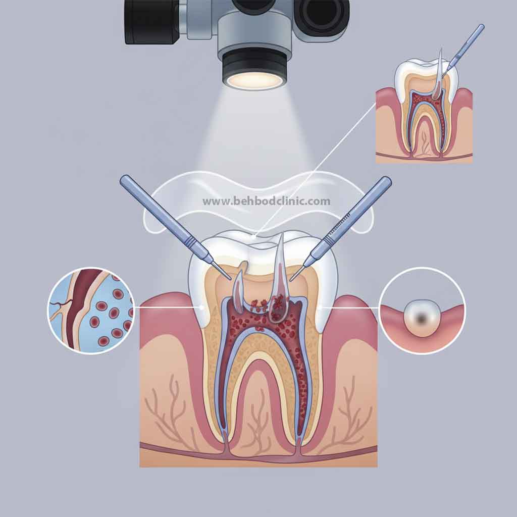 عصب کشی مجدد دندان یا ری اندو: