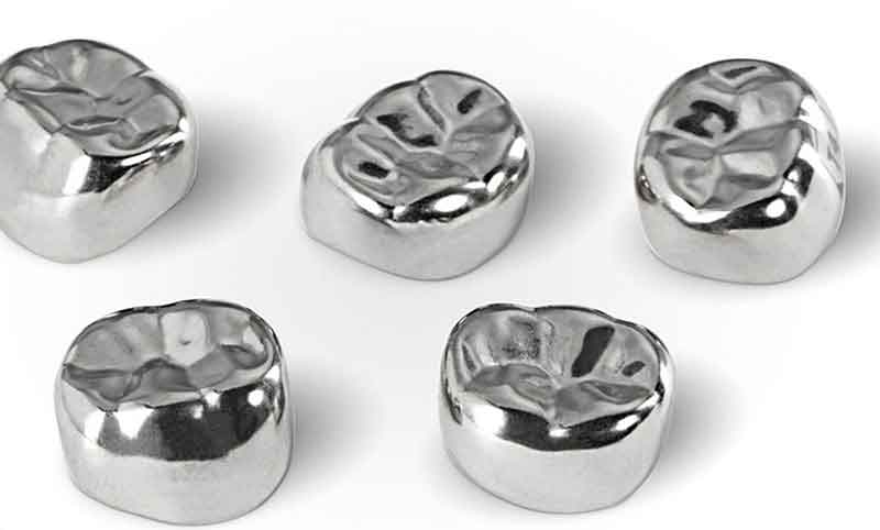 روکش استنلس استیل دندان شیری