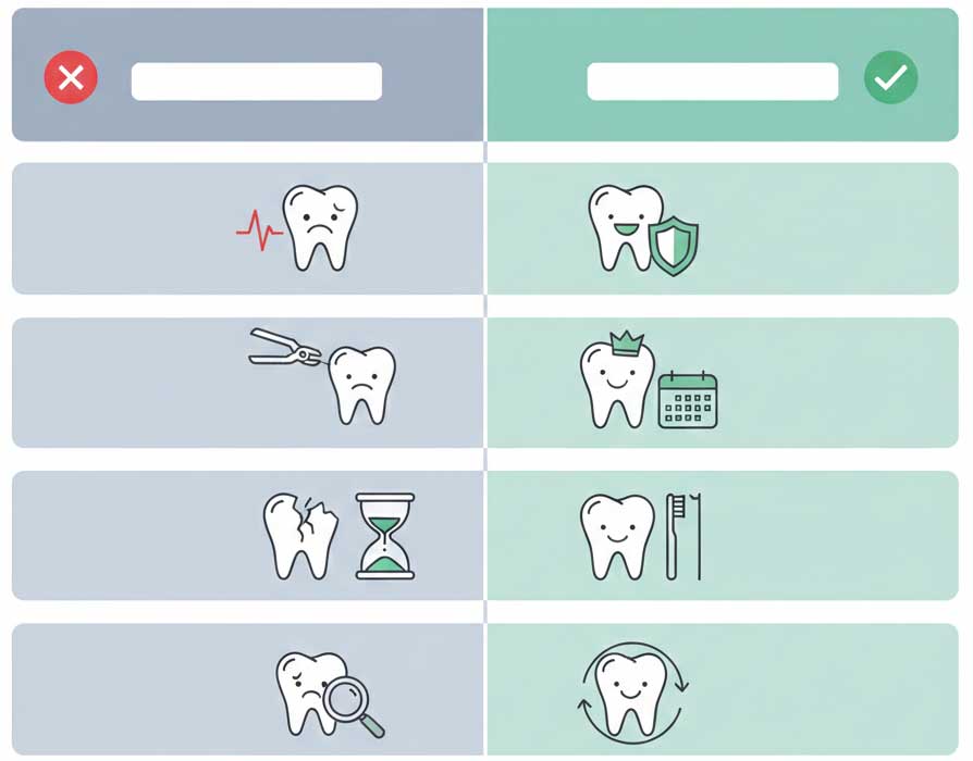 تصورات غلط رایج درباره عصب کشی دندان